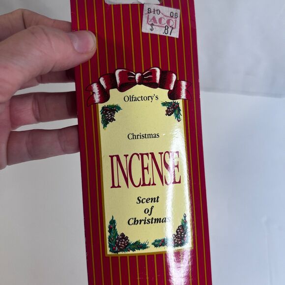 Olfactory's Christmas Incense Sticks NEW 'Scent of Christmas' 20 Sticks USA Made - Picture 2 of 7